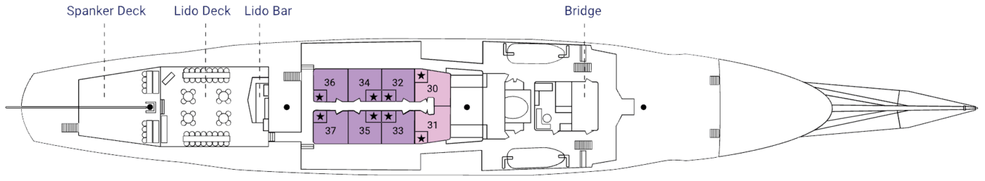 Sea Cloud Cruises Sea Cloud Captain's and Lido Deck.png